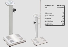 bilance pesapersone digitali con  bioimpedeziometro